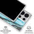 Aqua Blue Marble Ink Galaxy S25 Ultra Clear Case